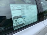 2020 Toyota Camry XSE Window Sticker
