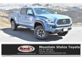 2019 Cavalry Blue Toyota Tacoma TRD Off-Road Double Cab 4x4 #135328630