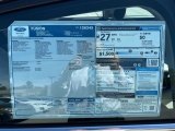 2020 Ford Fusion SE Window Sticker