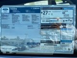 2020 Ford Fusion SE Window Sticker