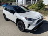 2019 Blizzard White Pearl Toyota RAV4 XSE AWD Hybrid #135347710