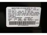 2019 Q50 Color Code for Midnight Black - Color Code: GAG