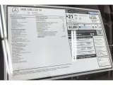 2020 Mercedes-Benz AMG GT 53 Window Sticker