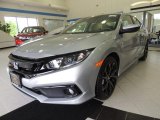 2019 Lunar Silver Metallic Honda Civic Sport Sedan #135400396