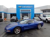 2002 Electron Blue Metallic Chevrolet Corvette Coupe #135412382