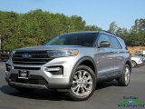 2020 Iconic Silver Metallic Ford Explorer XLT 4WD #135412176