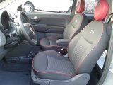 2019 Fiat 500 Pop Nero (Black) Interior