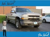 2002 Medium Charcoal Gray Metallic Chevrolet Silverado 2500 LS Extended Cab 4x4 #135449737