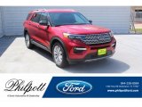 2020 Rapid Red Metallic Ford Explorer Limited #135449698
