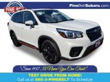 2020 Crystal White Pearl Subaru Forester 2.5i Sport #135449585