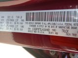 2020 1500 Color Code for Delmonico Red Pearl - Color Code: PRV