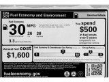 2020 Honda Civic Si Coupe Window Sticker