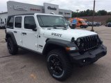 2020 Bright White Jeep Wrangler Unlimited Willys 4x4 #135515593