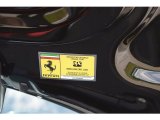 2017 488 Spider Color Code for Nero (Black) - Color Code: Nero 1250