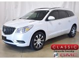 2017 White Frost Tricoat Buick Enclave Leather AWD #135548990