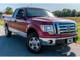 2010 Red Candy Metallic Ford F150 XL SuperCab 4x4 #135549076