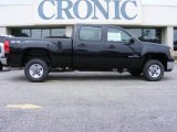 2009 Carbon Black Metallic GMC Sierra 2500HD Work Truck Crew Cab 4x4 #13523547