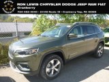2020 Olive Green Pearl Jeep Cherokee Limited 4x4 #135570578