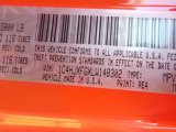 2020 Wrangler Unlimited Color Code for Punkn Metallic - Color Code: PE4