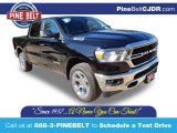 2020 Diamond Black Crystal Pearl Ram 1500 Big Horn Crew Cab 4x4 #135619620
