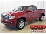 2020 Red Quartz Tintcoat GMC Canyon SLE Extended Cab 4WD #135632881