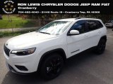 2019 Bright White Jeep Cherokee Latitude Plus 4x4 #135632705
