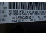 2009 Grand Cherokee Color Code for Olive Green Metallic - Color Code: PFG