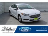 2017 Oxford White Ford Fusion S #135632828