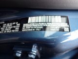 2019 500X Color Code for Blue Sky Metallic - Color Code: 731