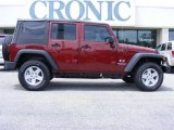 2009 Red Rock Crystal Pearl Jeep Wrangler Unlimited X 4x4 #13523577