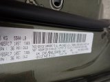 2020 Cherokee Color Code for Olive Green Pearl - Color Code: PFP