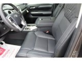2020 Toyota Tundra Platinum CrewMax 4x4 Black Interior