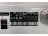 2020 AMG GT Color Code for designo Diamond White Metallic - Color Code: 799
