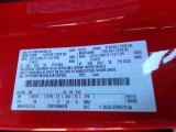 2020 F150 Color Code for Race Red - Color Code: PQ