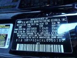 2020 Telluride Color Code for Ebony Black - Color Code: EB