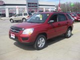 2009 Volcanic Red Kia Sportage LX V6 4x4 #13519188