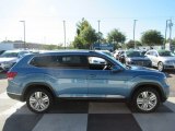Pacific Blue Metallic Volkswagen Atlas in 2019