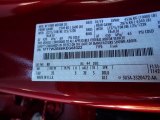 2019 F250 Super Duty Color Code for Ruby Red - Color Code: RR