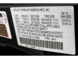 2020 RDX Color Code for Majestic Black Pearl - Color Code: NH893P