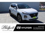 2020 Quartz White Hyundai Santa Fe Limited #135745257
