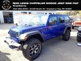 2020 Ocean Blue Metallic Jeep Wrangler Unlimited Rubicon 4x4 #135762605