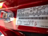 2020 Escape Color Code for Rapid Red Metallic - Color Code: D4