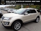 2017 White Gold Ford Explorer Limited 4WD #135780730