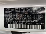 2020 Kona Color Code for Chalk White - Color Code: P6W