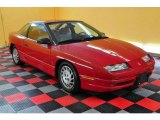 1994 Red Saturn S Series SC1 Coupe #13529076