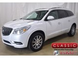 White Frost Tricoat Buick Enclave in 2017
