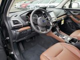 2020 Subaru Forester 2.5i Touring Saddle Brown Interior