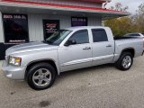 2008 Bright Silver Metallic Dodge Dakota Laramie Crew Cab 4x4 #135830542