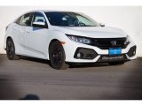 2020 Platinum White Pearl Honda Civic EX Hatchback #135830395