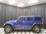 2020 Ocean Blue Metallic Jeep Wrangler Unlimited Rubicon 4x4 #135866478